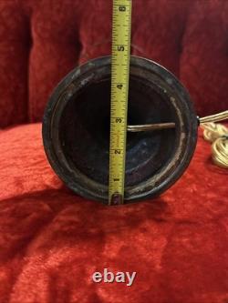 Antique 1920s Cast Metal Neoclassical Art Nouveau Column Table Lamp 7 Fit Works