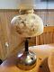 Antique 1920s Coleman Cq Quick-lite Kerosene Table Lamp Original Glass Shade 20