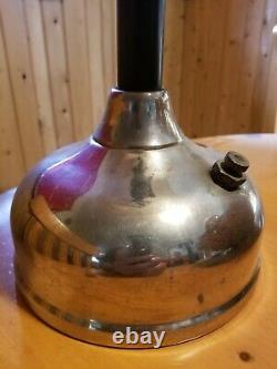 Antique 1920s Coleman CQ Quick-Lite Kerosene Table Lamp Original Glass Shade 20