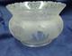 Antique Acid Etched Glass Lamp Shade Trees Fishermen Boat Nets Gas Oil 5 Fitter