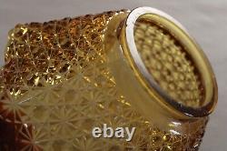 Antique Amber Daisy Dot Antique Lamp Shade With 4 Fitter