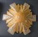 Antique Art Deco Amber Glass Ceiling Shade Modernizer Consolidated Reuben Haley