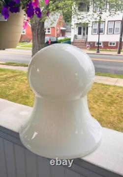 Antique Art Deco Milk Glass Hanging Ceiling Lamp Shade-Chandelier-Pendant Large