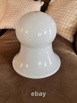 Antique Art Deco Milk Glass Hanging Ceiling Lamp Shade-Chandelier-Pendant Large