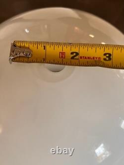 Antique Art Deco Milk Glass Hanging Ceiling Lamp Shade-Chandelier-Pendant Large