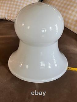 Antique Art Deco Milk Glass Hanging Ceiling Lamp Shade-Chandelier-Pendant Large