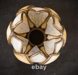 Antique Arts & Crafts Mission Era Handel Pond Lily Art Glass Shade