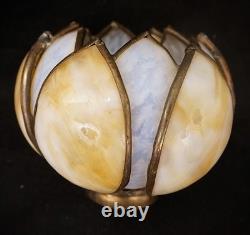 Antique Arts & Crafts Mission Era Handel Pond Lily Art Glass Shade