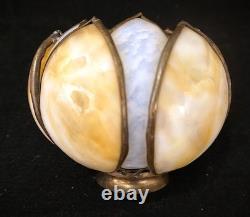 Antique Arts & Crafts Mission Era Handel Pond Lily Art Glass Shade