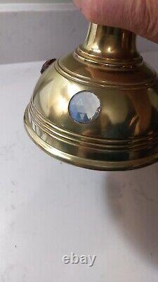Antique Austrian Brass Jeweled Lamp Shade