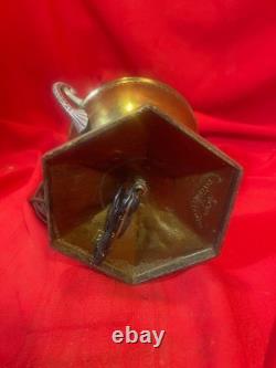 Antique Brass Bradley Hubbard Trophy Style Banquet Lamp Converted Electric L73