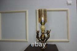 Antique Bronze Lampshade, Vintage Lamp, Nostalgic Lamp, Bedside lamp, 1920