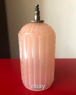 Antique Deco Glass Shade Coralex Pink for Houze HouzeX Torpedo Skyscraper Lamp