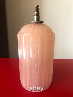 Antique Deco Glass Shade Coralex Pink for Houze HouzeX Torpedo Skyscraper Lamp