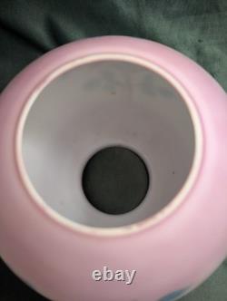 Antique Decorative Opal Rose Ball Shade