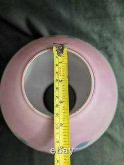 Antique Decorative Opal Rose Ball Shade