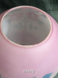 Antique Decorative Opal Rose Ball Shade