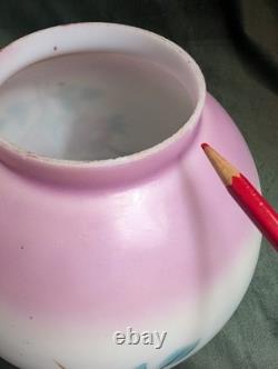 Antique Decorative Opal Rose Ball Shade