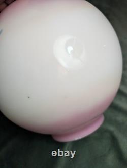 Antique Decorative Opal Rose Ball Shade