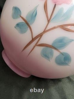 Antique Decorative Opal Rose Ball Shade