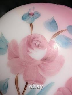 Antique Decorative Opal Rose Ball Shade