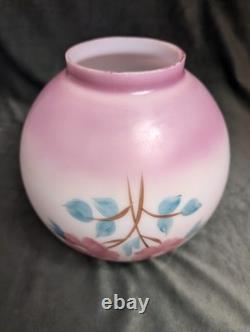 Antique Decorative Opal Rose Ball Shade