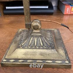 Antique EMERALITE Model 8734 Emerald Green Piano Banker Library Desk Lamp
