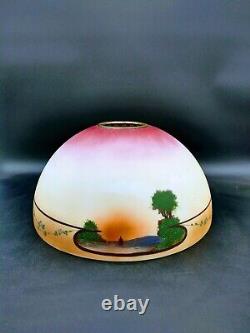 Antique Electric Lamp Shade Scenic Pittsburgh 14