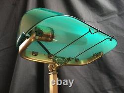 Antique Emeralite Desk Lamp Green Cased Shade #8734- Unused New Stock