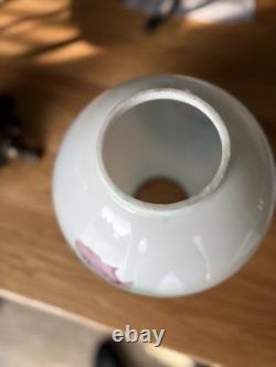 Antique Fostoria GWTW Lamp #820 -Hand Painted Roses -F. G. C. Co. Victorian Parlor