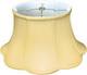 Antique Gold 6-way Scallop Bell Lamp Shade 13x19x11.25