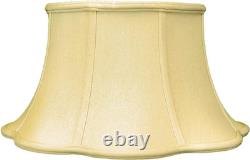 Antique Gold 6-Way Scallop Bell Lamp Shade 13x19x11.25