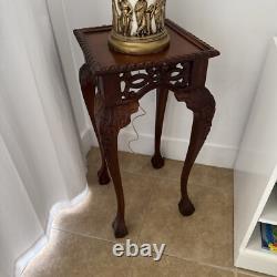 Antique Greek Goodies Lamp With Shade And Stand