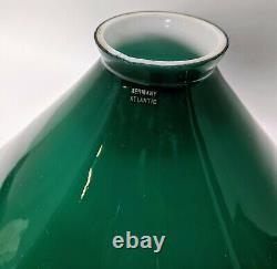 Antique Green Porcelain Enamel Light Shade Industrial Gas Station 10