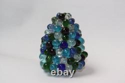 Antique Handblown Grape Fruit Glass Lamp