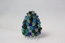 Antique Handblown Grape Fruit Glass Lamp