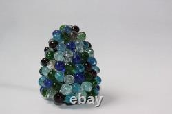 Antique Handblown Grape Fruit Glass Lamp