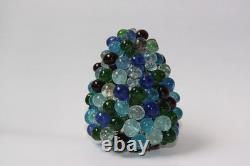 Antique Handblown Grape Fruit Glass Lamp