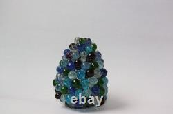 Antique Handblown Grape Fruit Glass Lamp