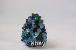 Antique Handblown Grape Fruit Glass Lamp
