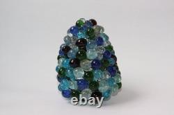 Antique Handblown Grape Fruit Glass Lamp