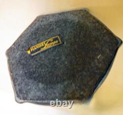 Antique Handel Arts & Crafts Boudoir Accent Lamp Reverse Painted Shade, 1910