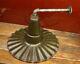 Antique Industrial 18 Benjamin Baked Enamel Ruffled Shade Vtg Gas Station Light