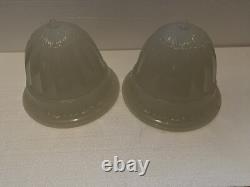 Antique Light Shade Jefferson 2 Hanging Vintage Brascolite Era Sheffield Pendant