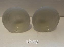 Antique Light Shade Jefferson 2 Hanging Vintage Brascolite Era Sheffield Pendant