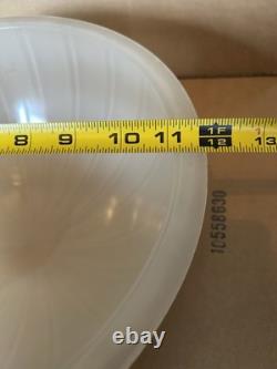 Antique Light Shade Original 2 Ceiling Flush Mount Railroad Car Clam Shell 1910