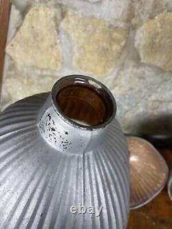 Antique Mercury Glass Reflector Light Shade Faries Era Pittsburg PermaFlector