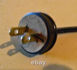 Antique Mission Arts & Crafts Hammered Lamp & Vintage Stain Glass Leaded Shade