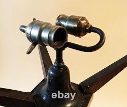 Antique Mission Arts Crafts Oak Mica Lamp Roycroft Stickley Handel Era, 1910