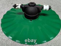 Antique Original 1930's Wheeler Reflector Co. Radial Wave Streetlight Shade